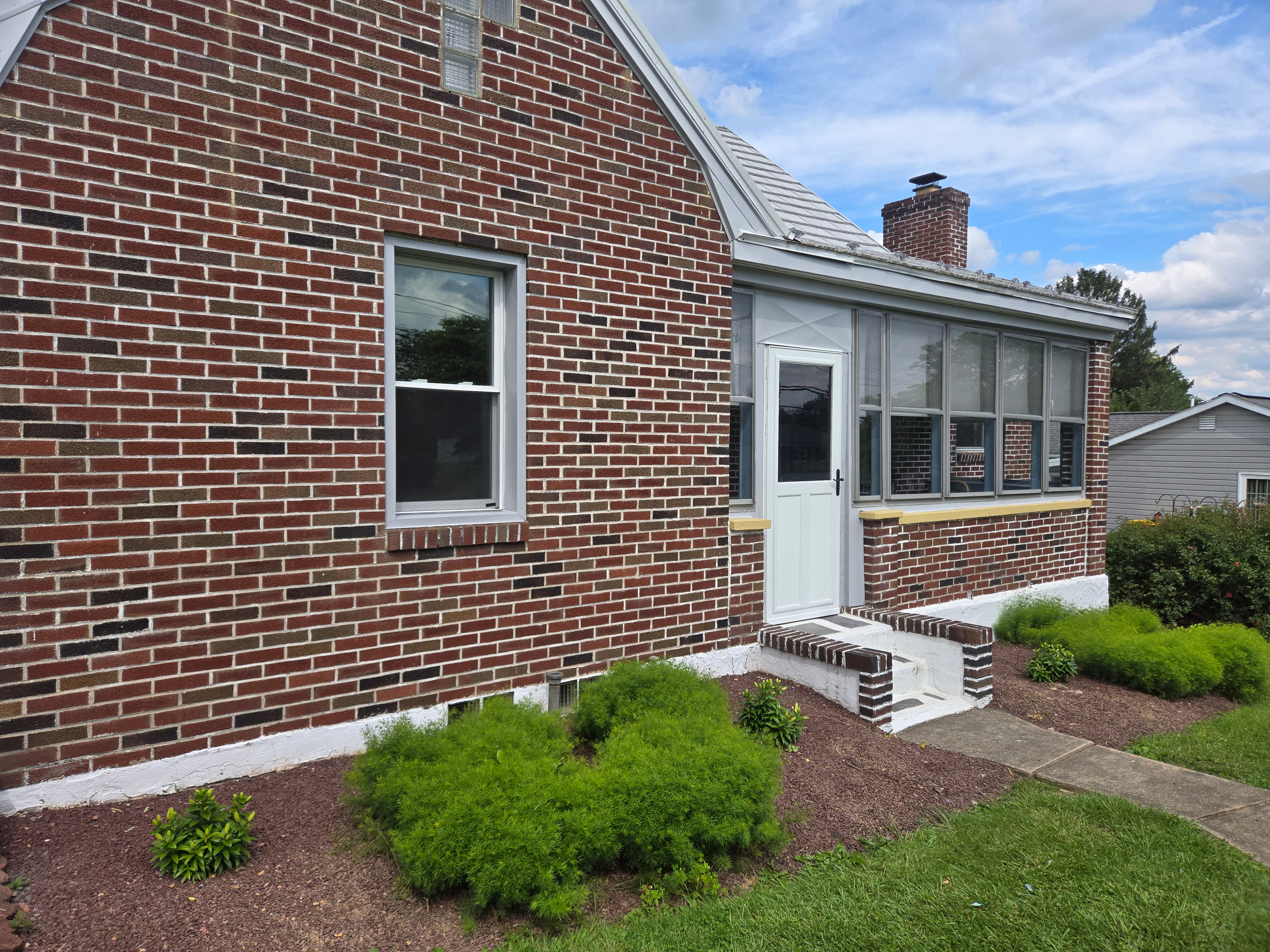 Home with beautiful front door